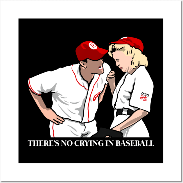 no cry in baseball Wall Art by rsclvisual